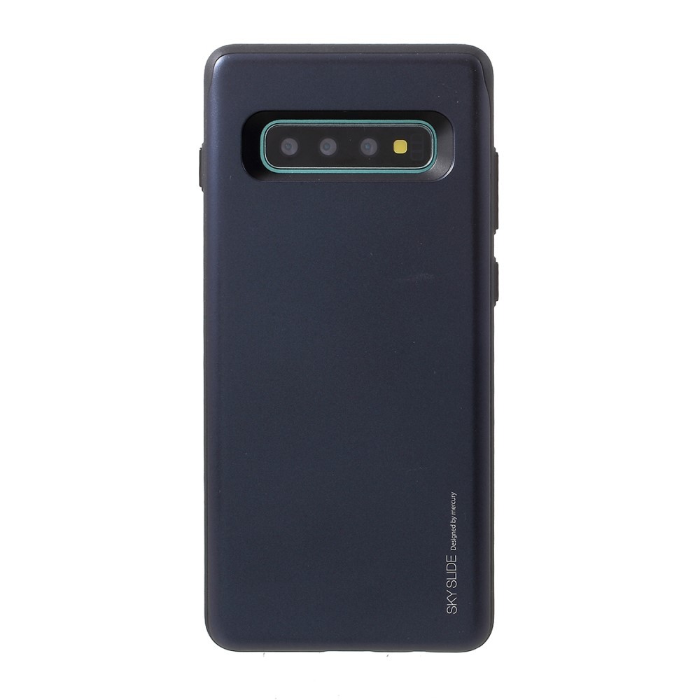 Hibridna TPU maska Goospery Sky Slide Bumper za Samsung Galaxy S10 - crna