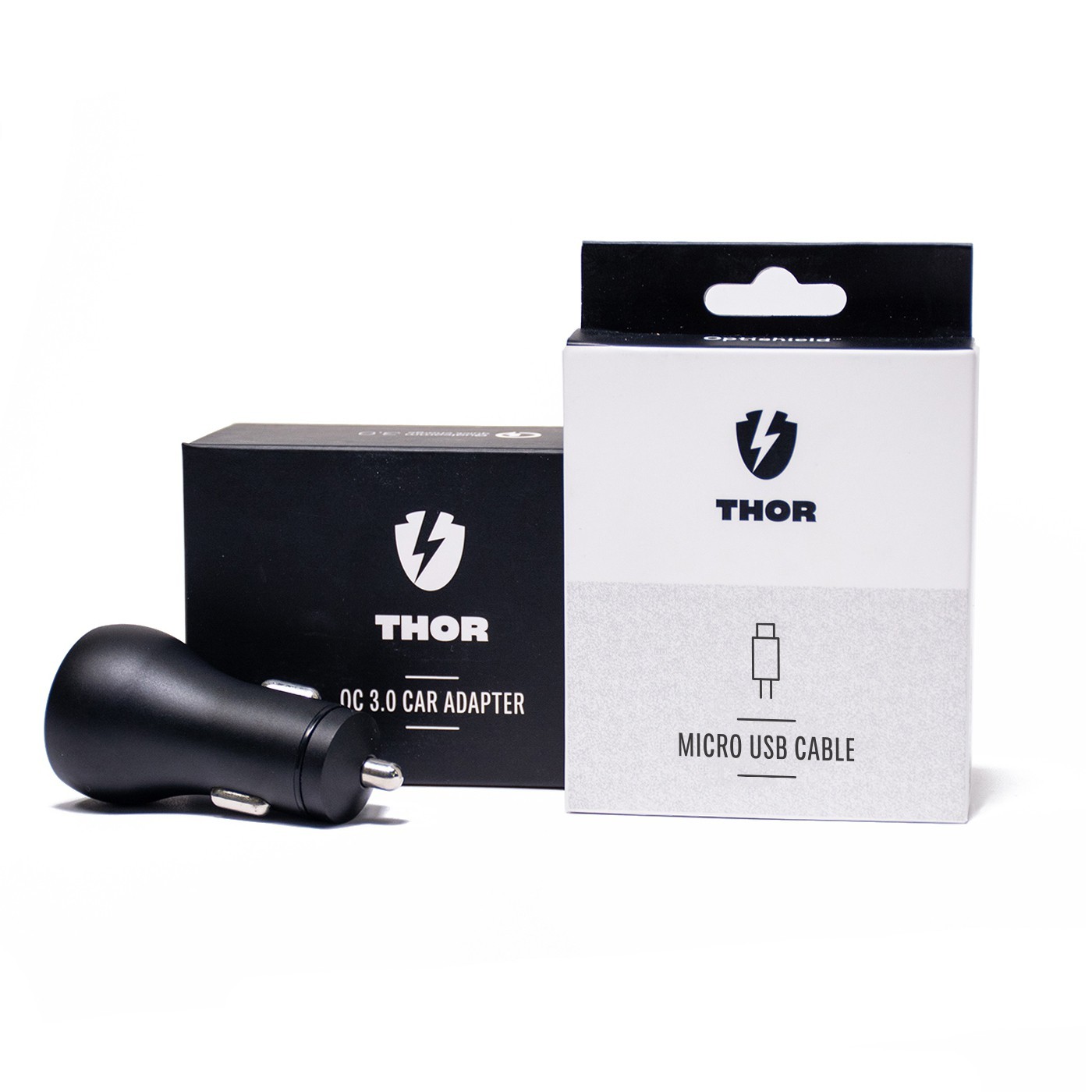 Komplet Micro USB kabla i auto-punjača Optishield® THOR