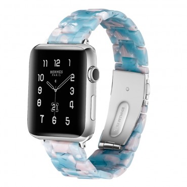 Remen iz smole za Apple Watch Series 5 40mm - plava