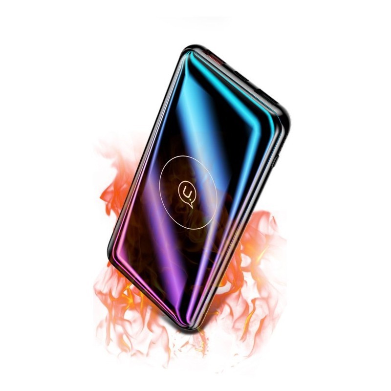 Power bank i QI stanica za punjenje Usams - 10000 mAh - crna