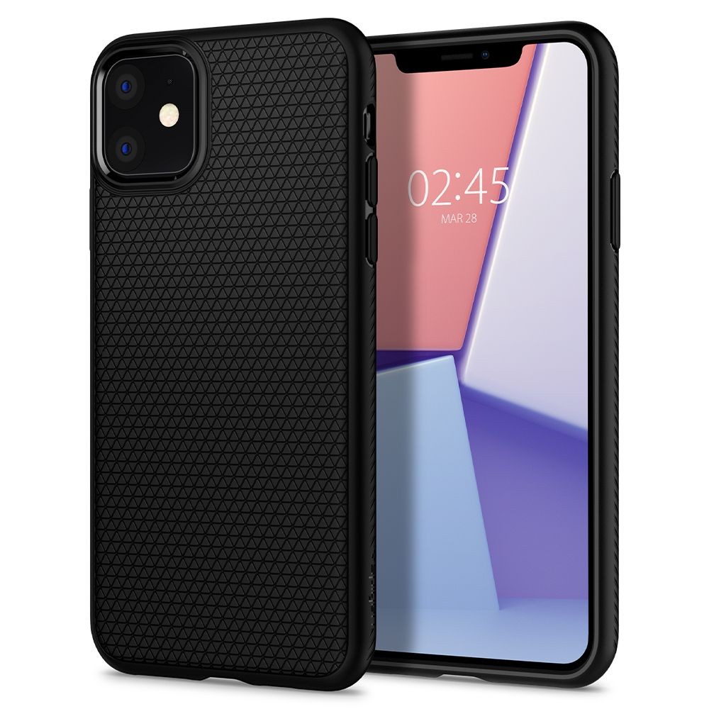 Maska Spigen "Liquid Air" za iPhone 11 - black