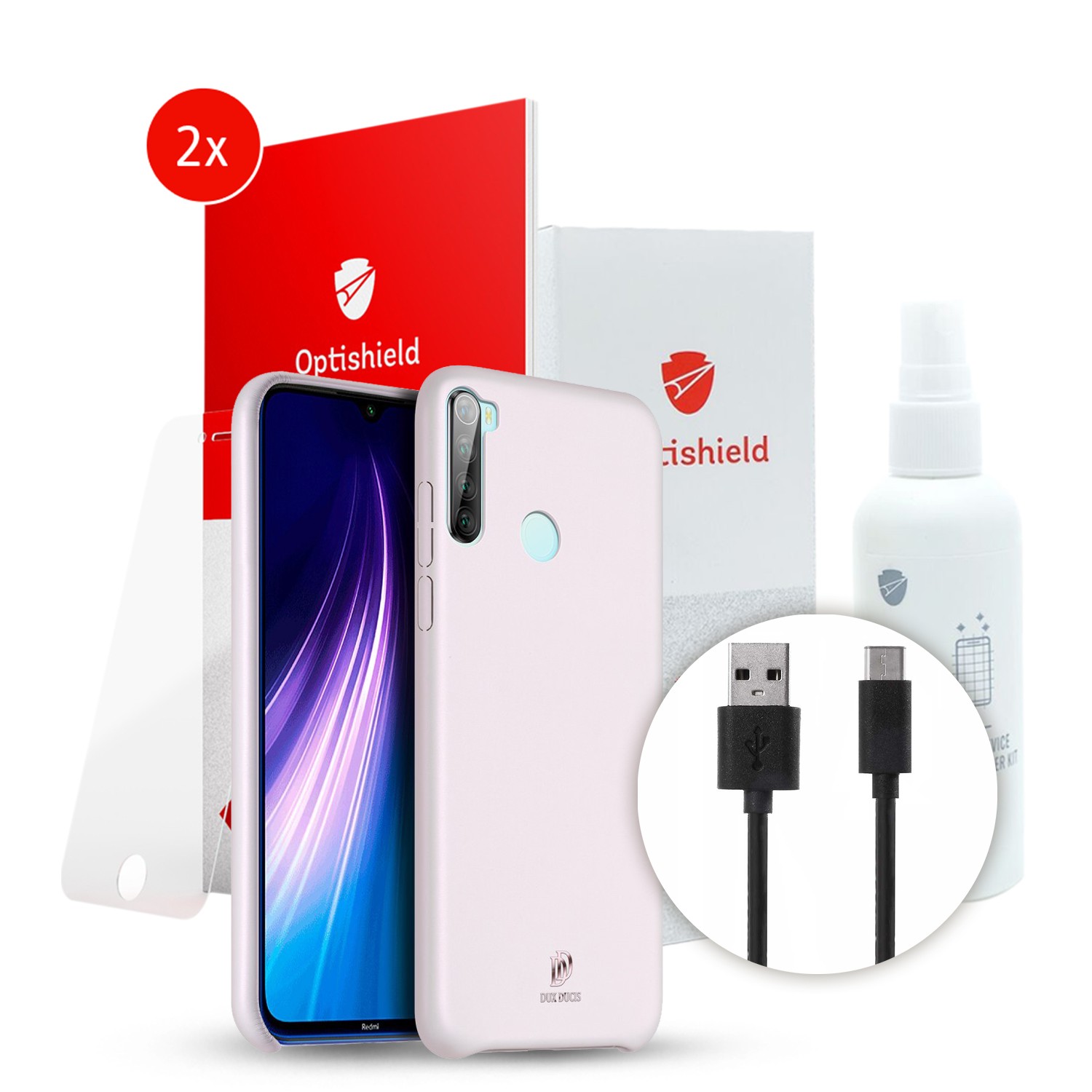 Skin Lite XXL Pack Rose Gold za Xiaomi Redmi Note 8