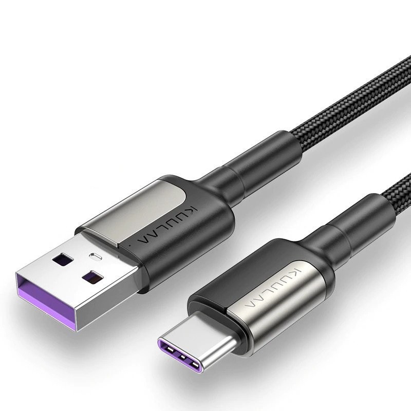 Izdržljiv podatkovni i punjačni USB-C kabel (1m) iz pletenoga najlona s 5A SuperCharge punjenjem