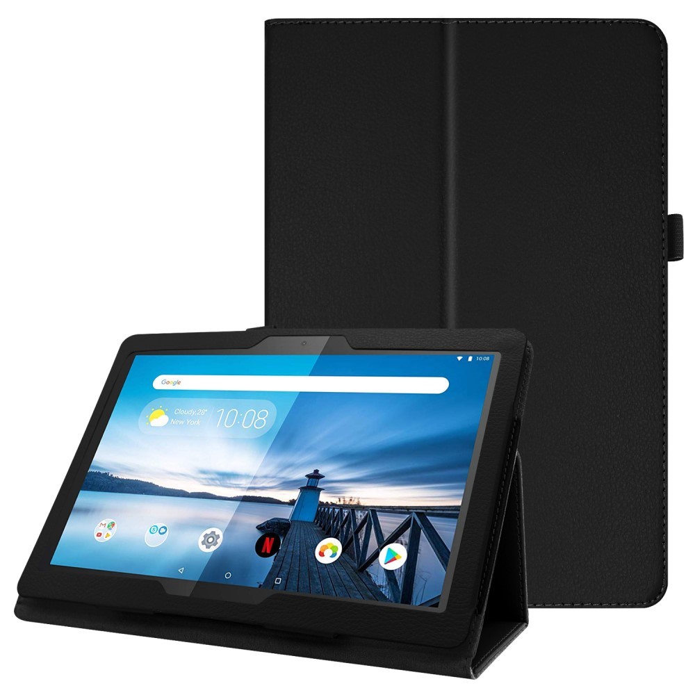 Elegantna torbica "Litchi" za Lenovo Tab P10 - crna