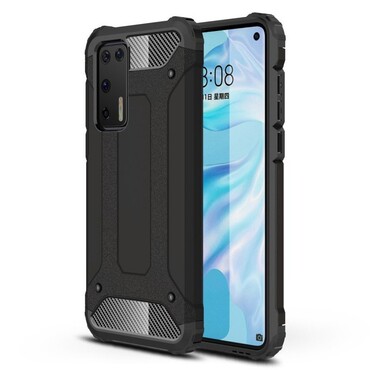 Robusna maska "Rock" za Huawei P40 - crna