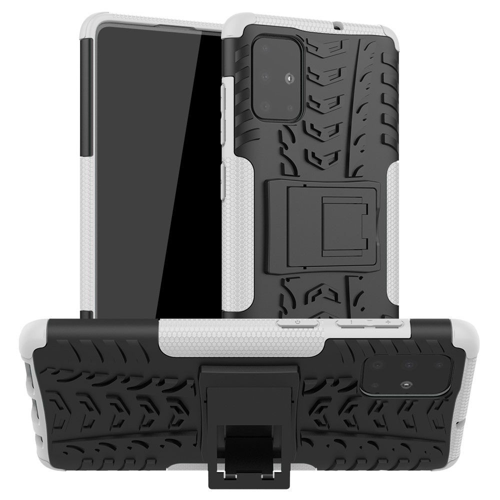 Hibridna TPU gel maska "Tough" za Samsung Galaxy A71 - bijela