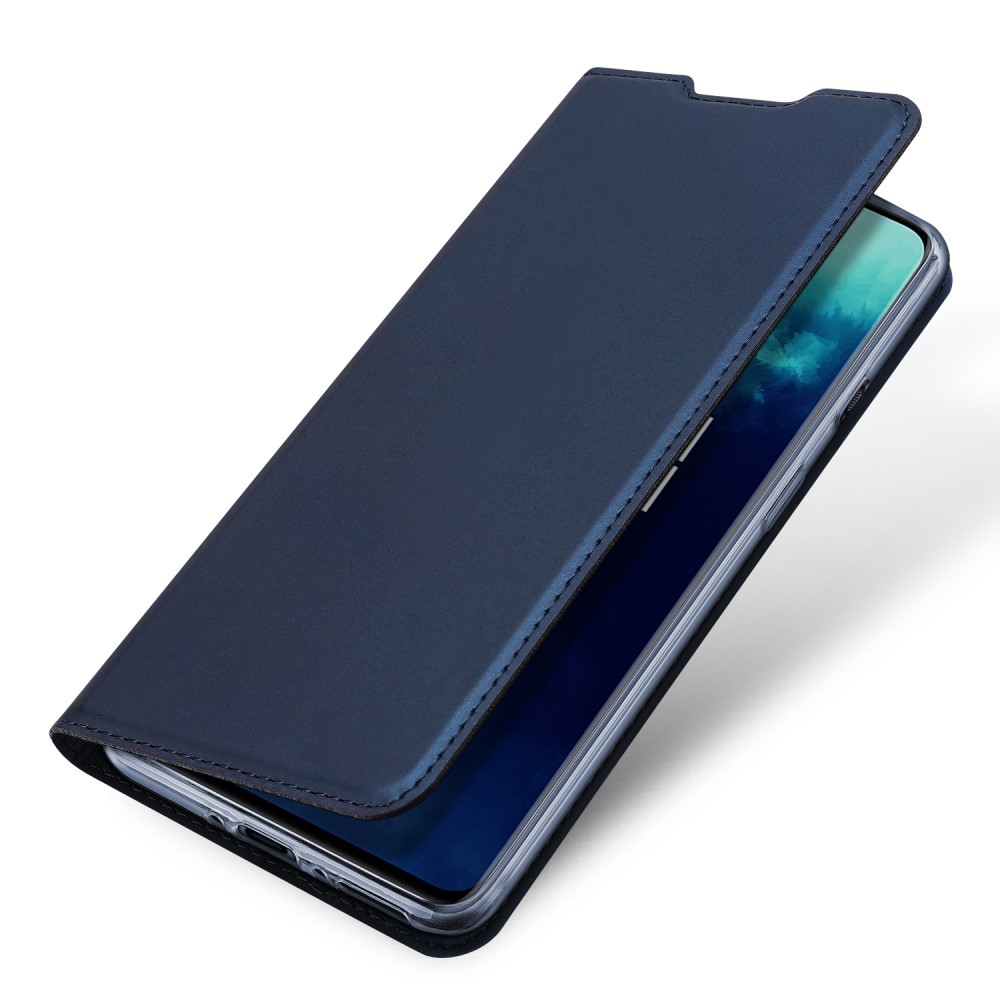 Modna torbica "Skin" za OnePlus 7T Pro iz umjetne kože - tamno plava