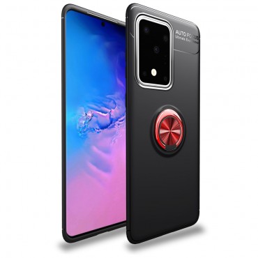 TPU gel maska "Multi Ring" za Samsung Galaxy S20 Ultra - crno-crvena