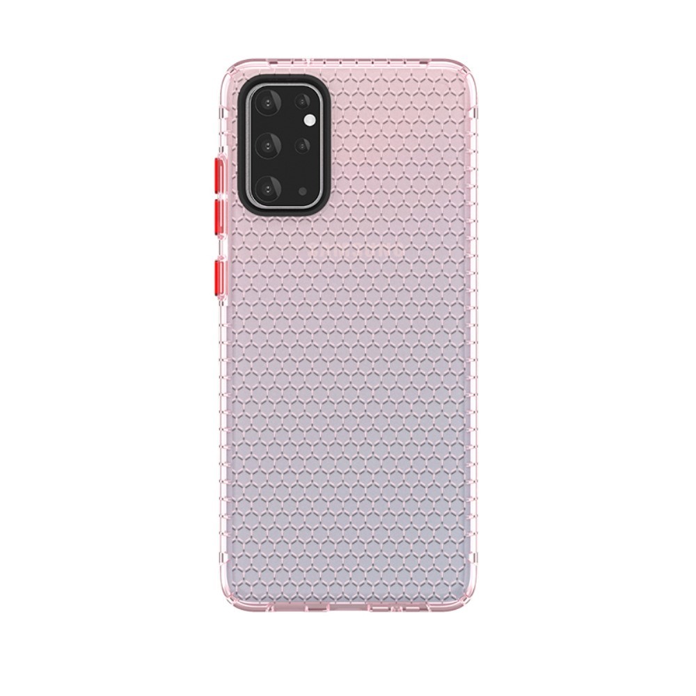 TPU gel maska "Honeycomb" za Samsung Galaxy S20 Ultra - ružičasta