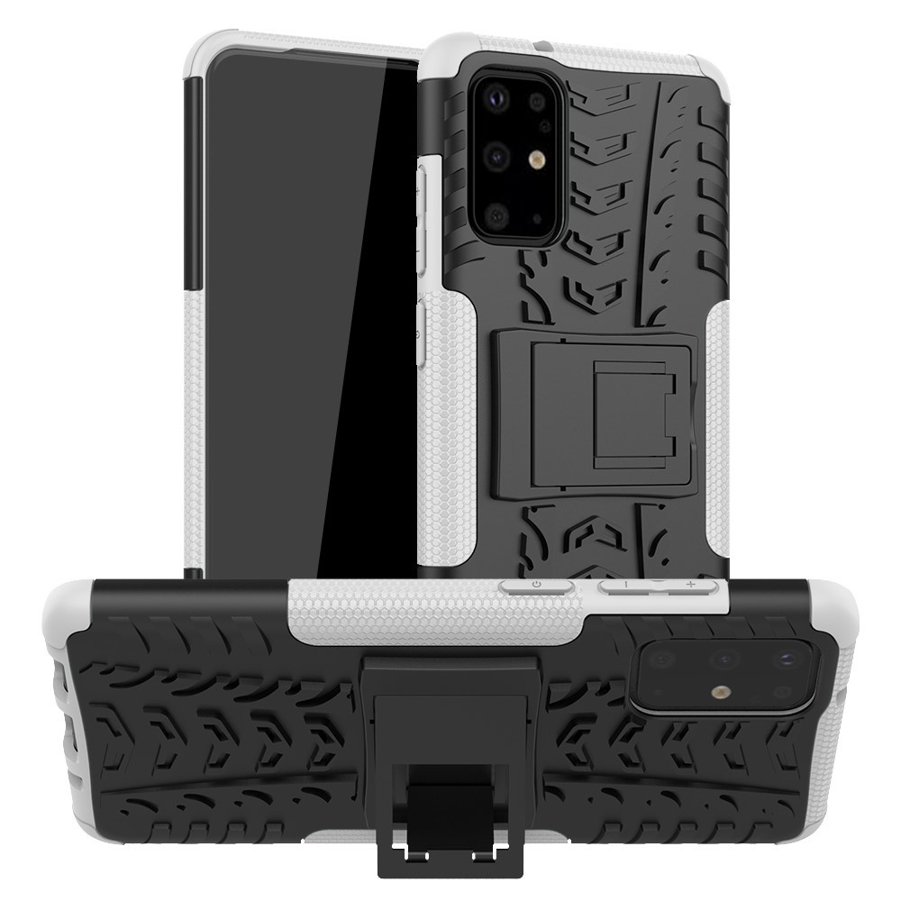 Hibridna TPU gel maska "Tough" za Samsung Galaxy S20 Plus - bijela