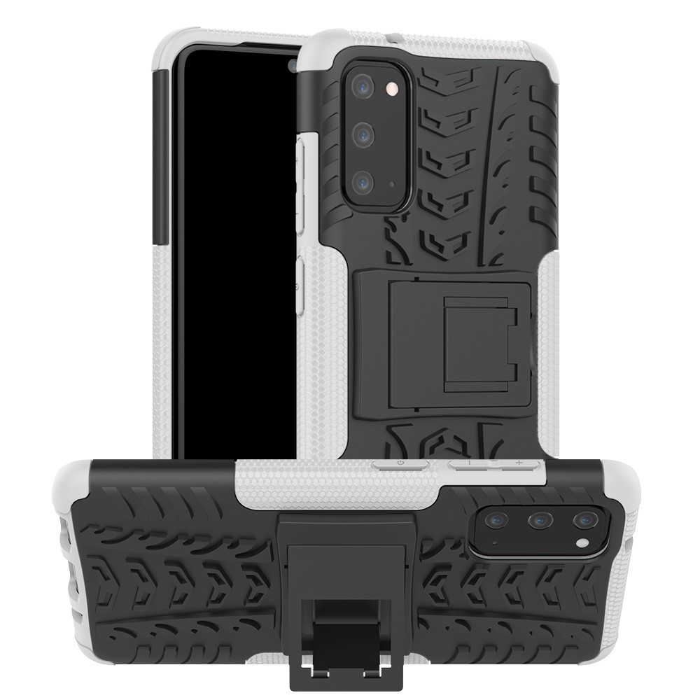 Hibridna TPU gel maska "Tough" za Samsung Galaxy S20 - bijela