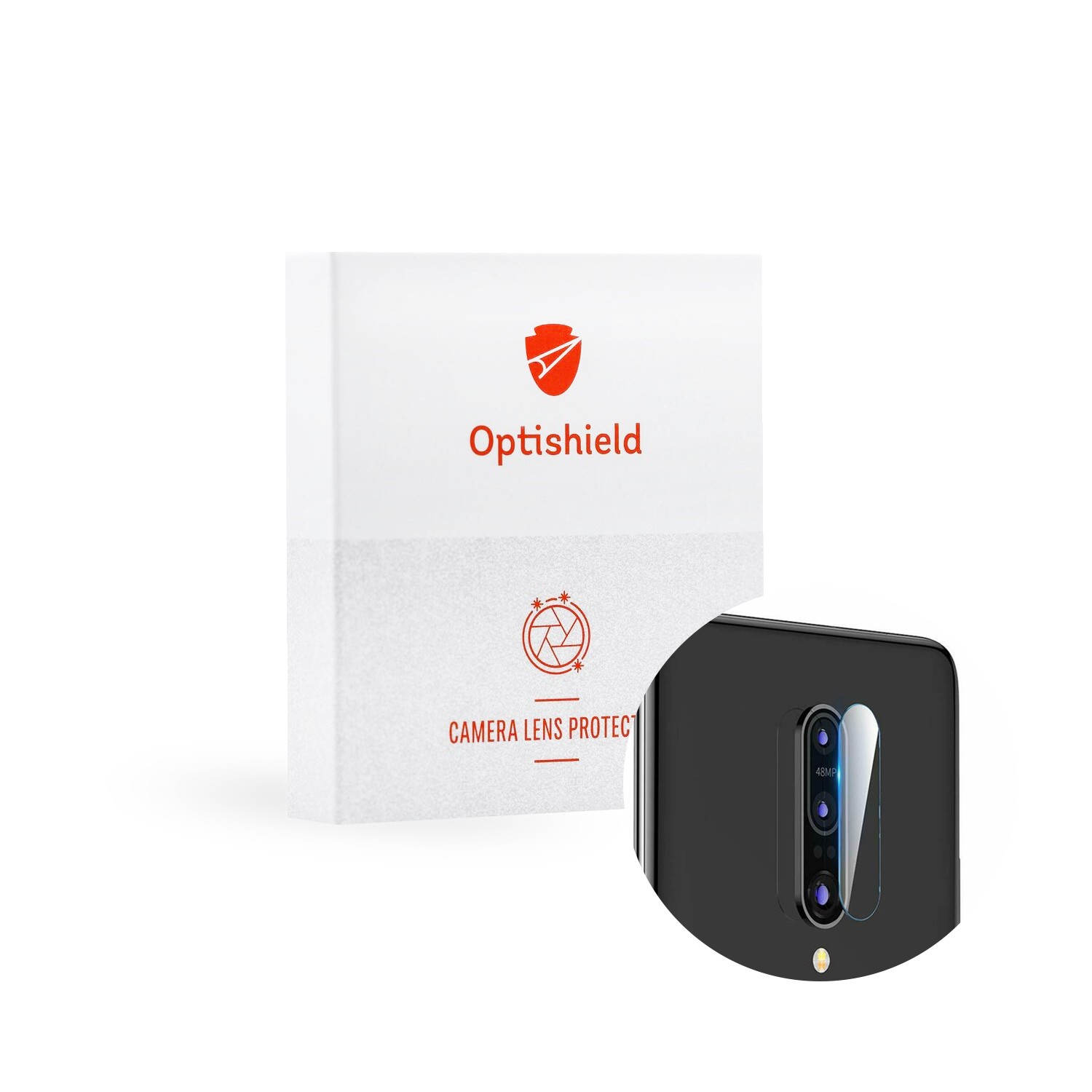 Visokokvalitetno zaštitno staklo za zadnju kameru za OnePlus 7T Pro Optishield Pro