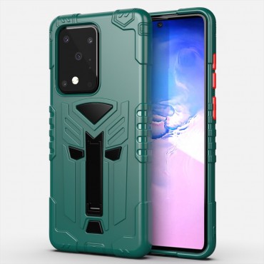 Hibridna TPU gel maska "King" za Samsung Galaxy S20 Ultra - zelena