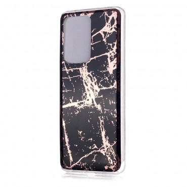 TPU gel maska "Metal Marble" za Samsung Galaxy S20 Ultra - crna