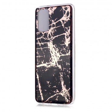 TPU gel maska "Metal Marble" za Samsung Galaxy S20 Plus - crna
