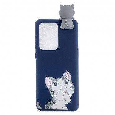 TPU gel maska "3D Cute Cat" za Huawei P40