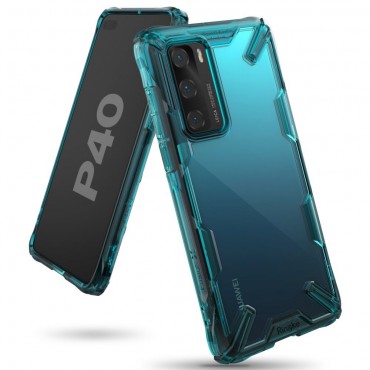 Maska Ringke "Fusion X" za Huawei P40 - turquoise green