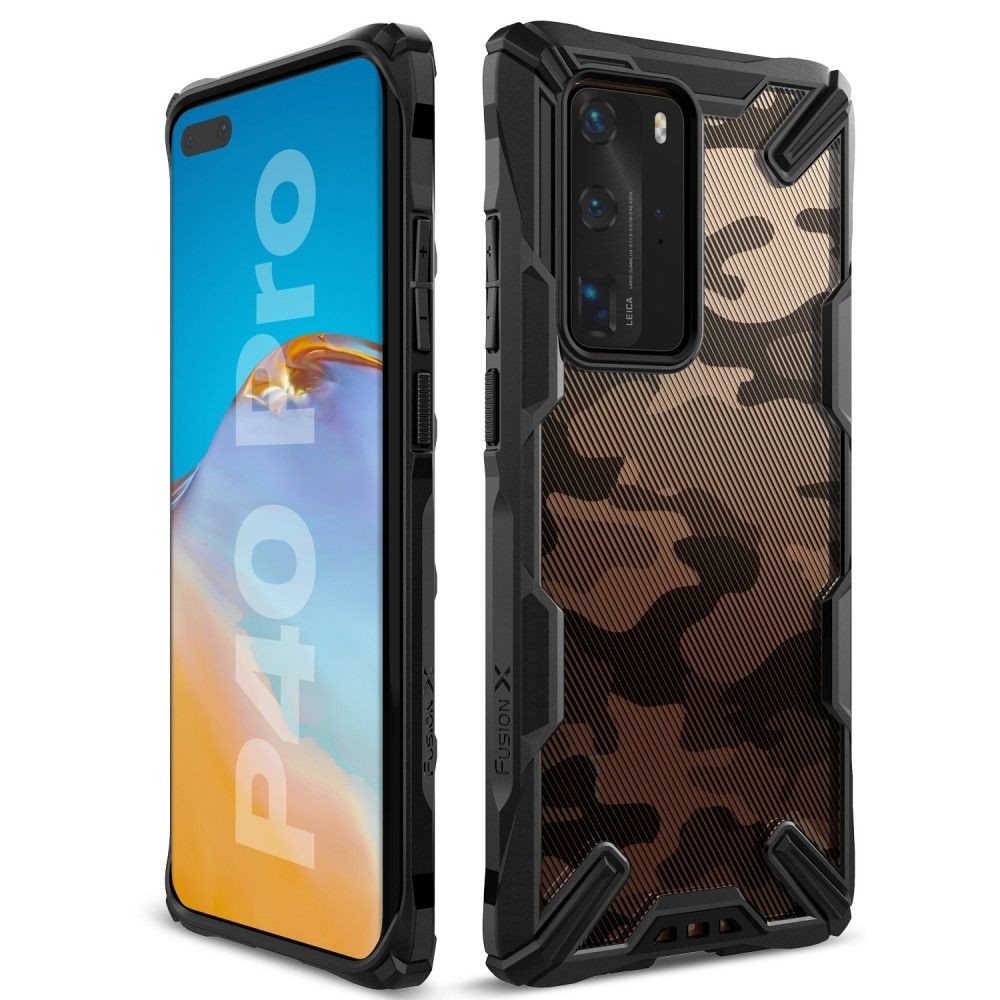 Maska Ringke "Fusion X Design" za Huawei P40 Pro - camo black
