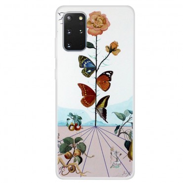 TPU gel maska "Butterfly Vine" za Samsung Galaxy S20 Plus