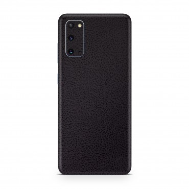 Skin za Samsung Galaxy S20 EXO® by Optishield - black leather (Back only)