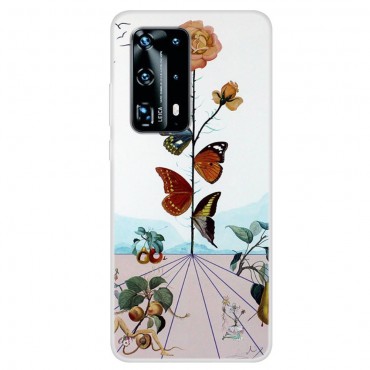 TPU gel maska "Butterfly Vine" za Huawei P40 Pro