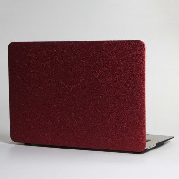 Tvrda TPU maska "Glitter" za MacBook Air 16 inch 2020 - crvena