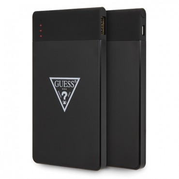Originalni power bank Guess "Triangle" - 4000 mAh - crne boje