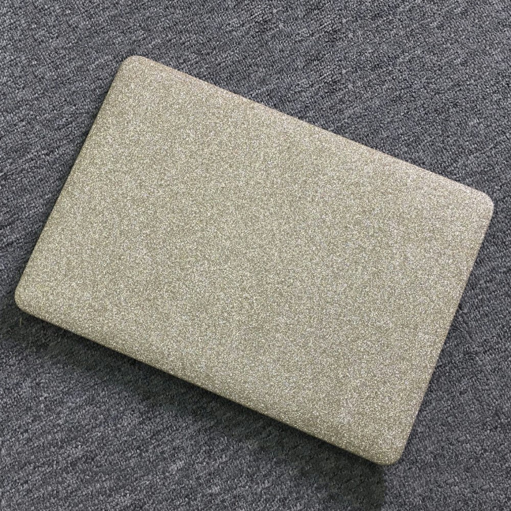 Tvrda TPU maska "Glitter" za MacBook Pro 13 inch 2019 - zlatne boje