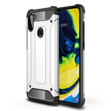 Robusna maska "Rock" Samsung Galaxy A11 - srebrna