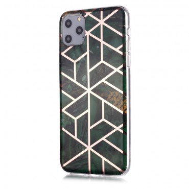 TPU gel maska "Metal Marble" za iPhone 11 Pro Max - zelena
