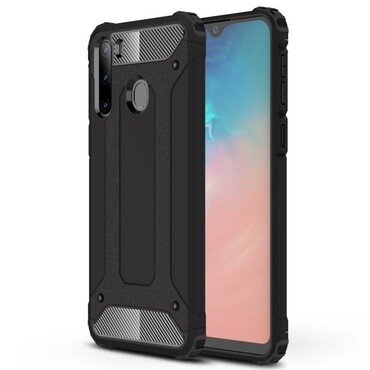 Robusna maska "Rock" za Samsung Galaxy A21 - crna Robusna maska "Rock" za Samsung Galaxy A21 - crna