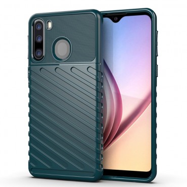 TPU gel maska "Titan X" za Samsung Galaxy A21- zelena TPU gel maska "Titan X" za Samsung Galaxy A21- zelena