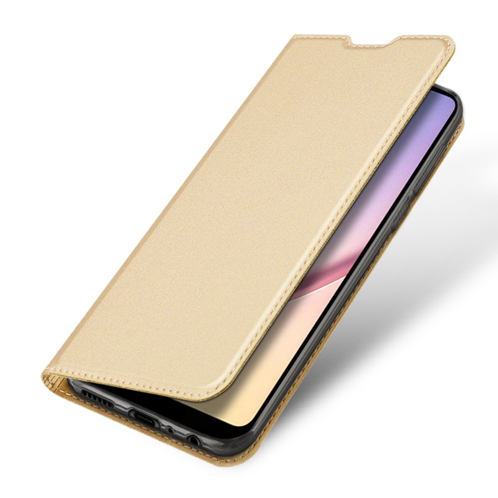 Modna torbica "Skin" za Samsung Galaxy A21 iz umjetne kože - zlatne boja