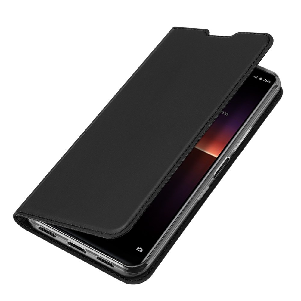 Modna torbica "Skin" za Sony Xperia L4 iz umjetne kože - crna