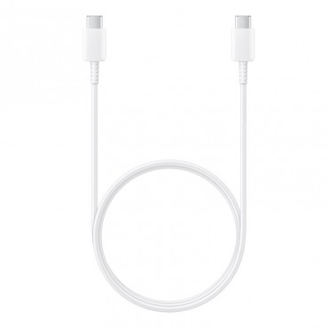 Originalni USB-C u USB-C kabel Samsung EP-DA705BW - 1m - bijela (bulk)