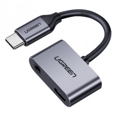 USB-C u USB-C i audio 3.5 mm razdjelni adapter Ugreen "CM193"