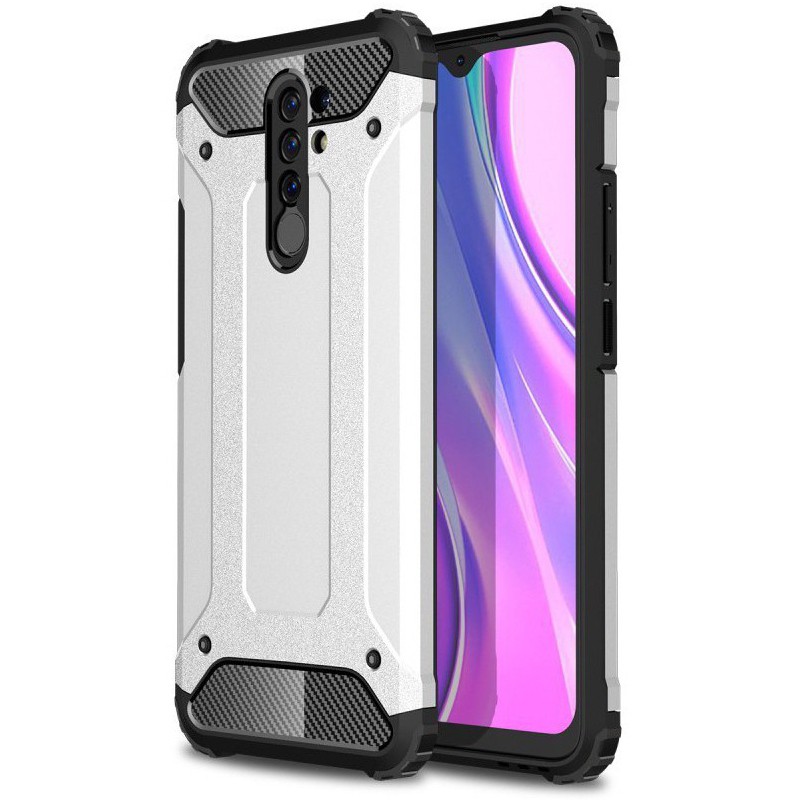 Robusna maska "Rock" za Xiaomi Redmi 9 - crna