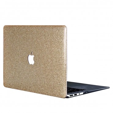 Torbica za MacBook Air 13″ 2nd Gen (A1425, A1502) Glitter Leather - zlatne boje