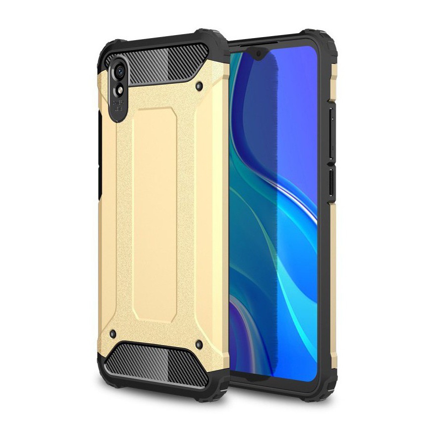 Robusna maska "Rock" za Xiaomi Redmi 9A / Redmi 9AT - zlatna