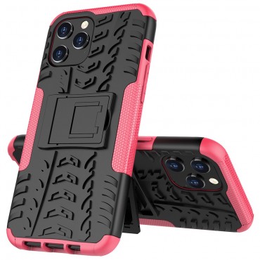 Hibridna TPU maska  "Tough" za iPhone 12 Pro Max - roza
