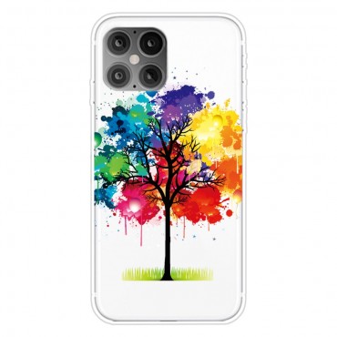 TPU gel maska "Rainbow Tree" za iPhone 12 Pro Max