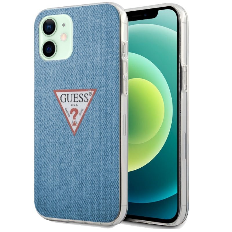 Originalna tvrda TPU maska Guess "Jeans" za iPhone 12 Mini
