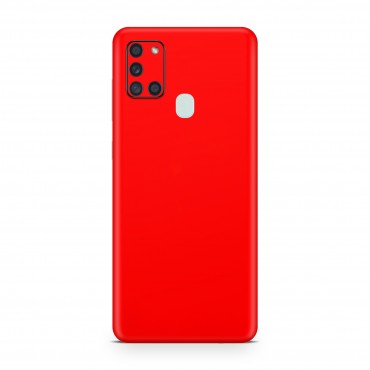 Skin za Samsung Galaxy A21s EXO® by Optishield (2-pack) - neon red Skin za Samsung Galaxy A21s EXO® by Optishield (2-pack) - neon red