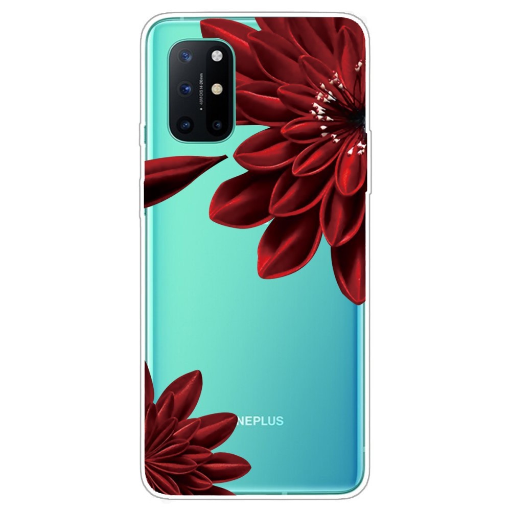 TPU gel maska "Red Dahlia" za OnePlus 8T