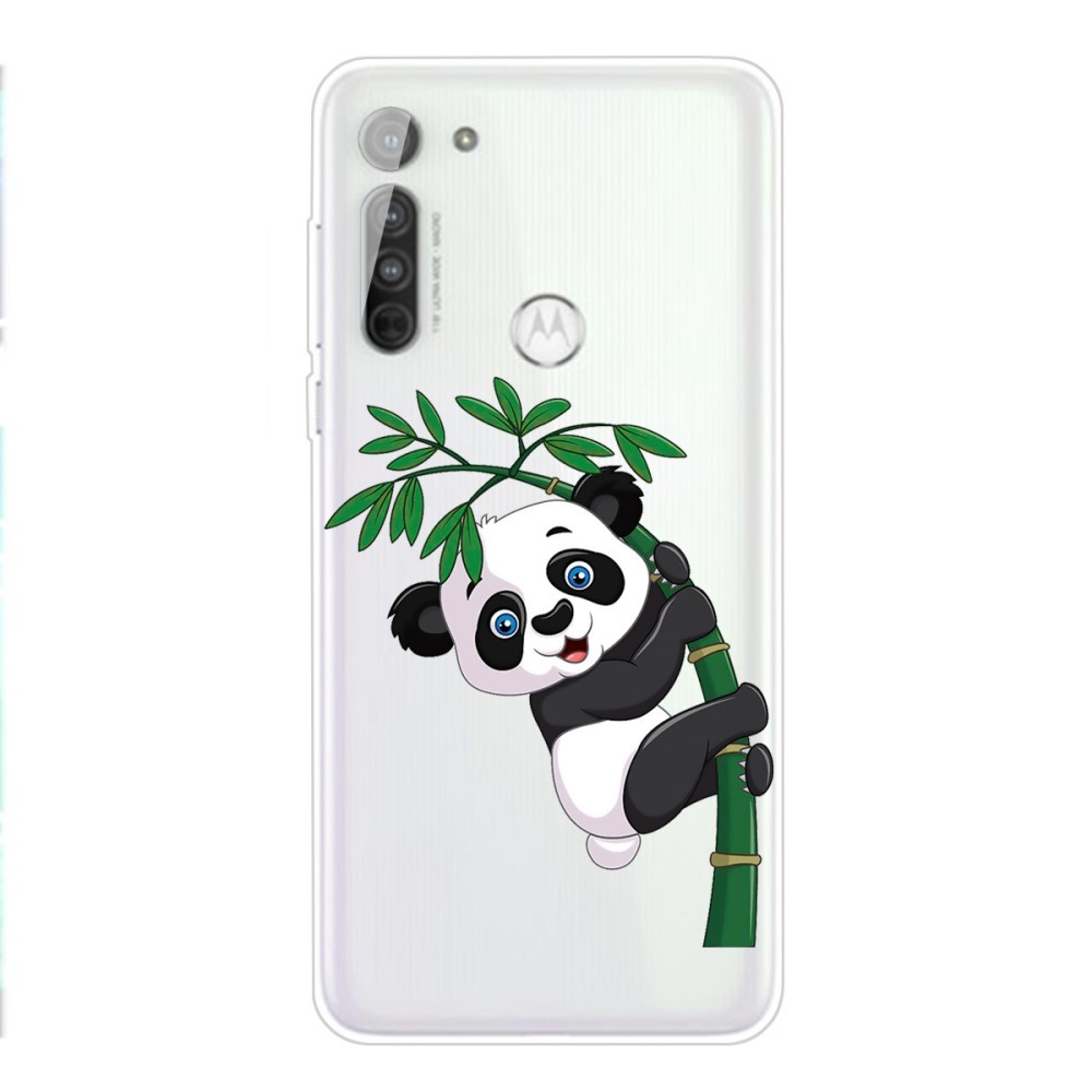 TPU gel maska "Climbing Panda" za Motorola Moto G8 Power Lite