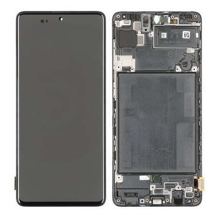 LCD zaslon za Samsung Galaxy A71 - crni - OEM - AAA