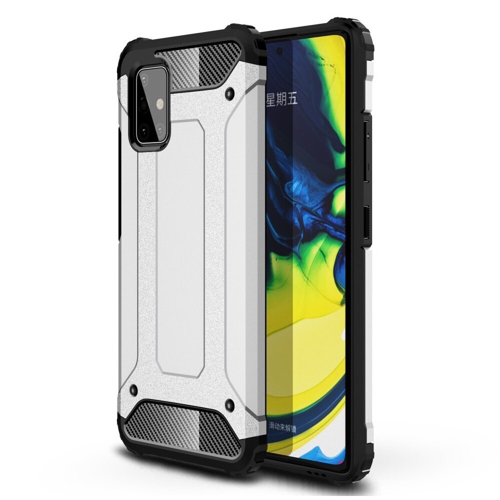 Robusna maska "Rock" za Samsung Galaxy A71 5G - srebrna