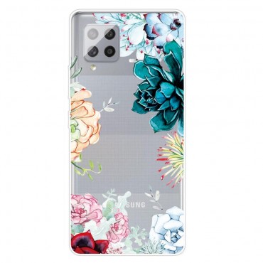 TPU gel maska "Lush Flowers" za Samsung Galaxy A42 5G
