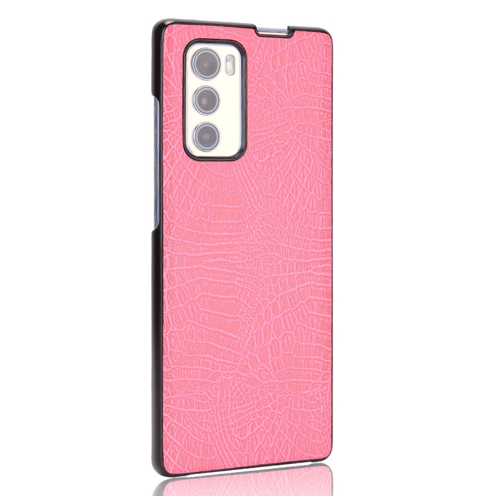 Tvrda maska "Croc" za LG Wing - roza