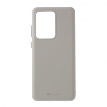 Silikonska maska Goospery Silicone Case za Samsung Galaxy S20 Ultra - siva